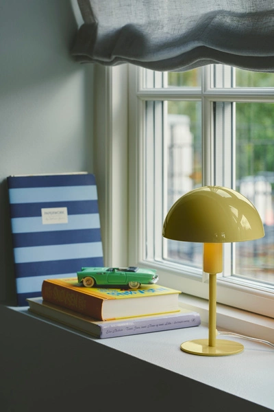 Lampa stołowa ELLEN E14 40W Metal | Żółty