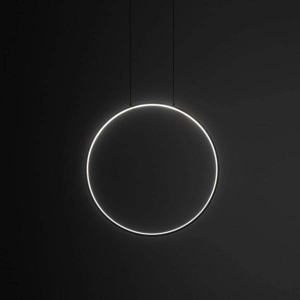 Lampa wisząca CIRCOLO LED 45cm 18W barwa ciepła 3000K | czarny 10810