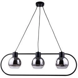 Lampa sufitowa wisząca LINDA 3 ZWIS czarny 31891