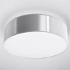Plafon Arena 35 dwu punktowy stal szary PVC 15W LED, SL.0122