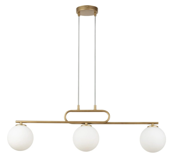 Lampa Sigma Tes 3 zwis złoty 33633