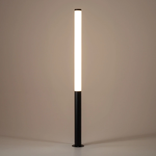 Lampa stojąca MIA LED L wys.200cm szer.10cm 100W 3000K 7800lm IP54 | Czarny