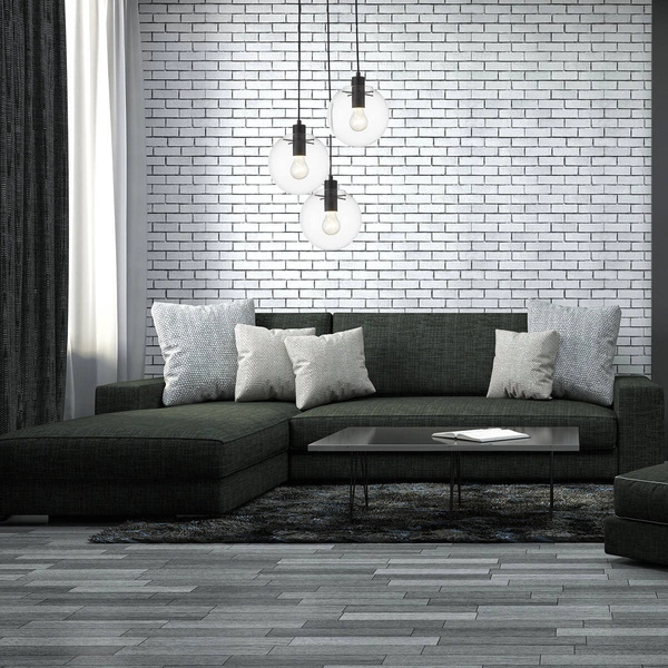 Lampa wisząca PUERTO, czarna z transparentnymi kloszami, 3x40W E27