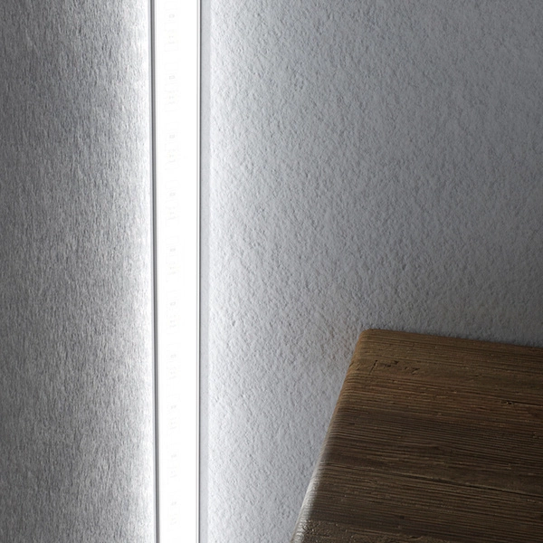 Profil LED P3-2 narożny 200cm szer. 22mm | do osłonek C17/C18 | srebrny