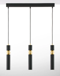 Nowoczesna Lampa wisząca ALAS wys. 120cm 3xG10 14W IP20 | Złoty