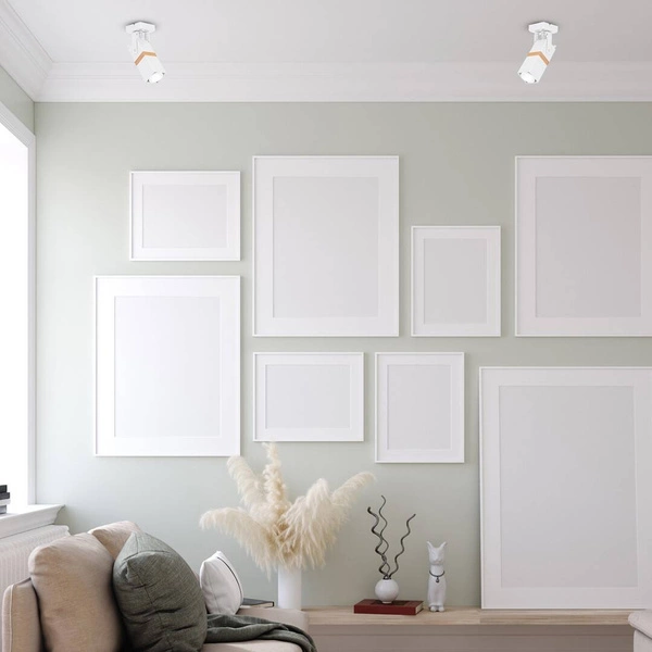 Kinkiet nowoczesny reflektorek spot VIDAR biały