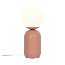 Lampa stołowa NOTTI E14 25W Metal | Terakota