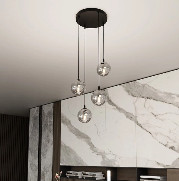 Lampa wisząca Emibig COSMO 4 BL PREMIUM GRAFIT 712/4PREM