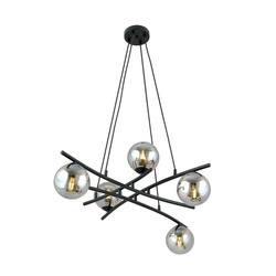Lampa wisząca Emibig ESSA 5 GRAFIT 1203/5
