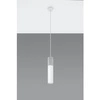 Lampa wisząca BORGIO 1 biała stal, beton, SL.0647