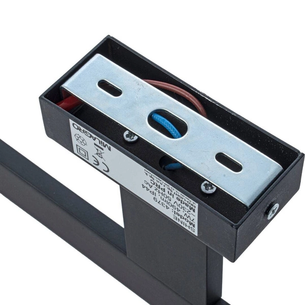 Kinkiet łazienkowy SHINE 30cm czarny