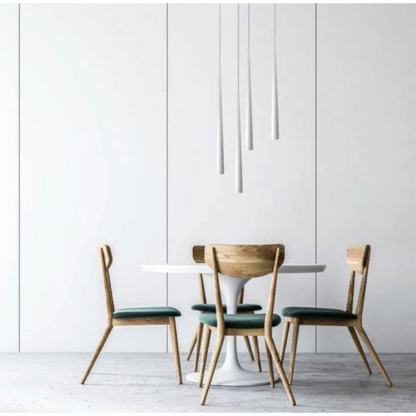 Lampa wisząca nowoczesna sopel BOSA 7W ciepła 3000K czarny śr. 2,7cm