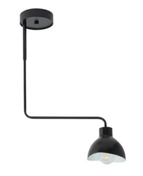 Lampa Sigma HOLI 1 plafon czarny biały 32445