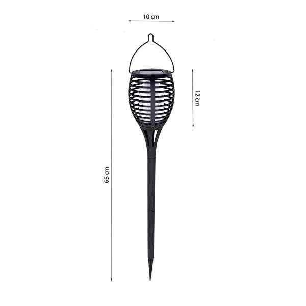 Lampka Solarna wbijana pochodnia Imitująca płomień EKO0436