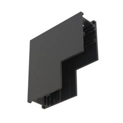 Narożnik kątowy natynkowy ściana/sufit do szyny magnetycznej TRACK LVM 48V | czarny 10165