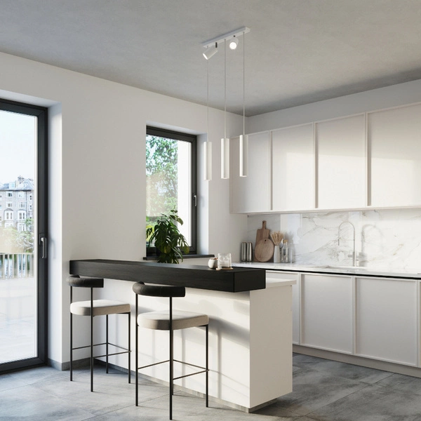 Lampa wisząca RING 3, SL.1098, biała, 5x40W GU10