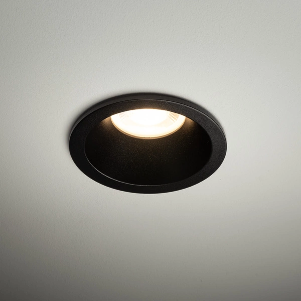 Oprawa wpuszczana, oczko podtynkowe czarne OPTI BLACK GU10 10577