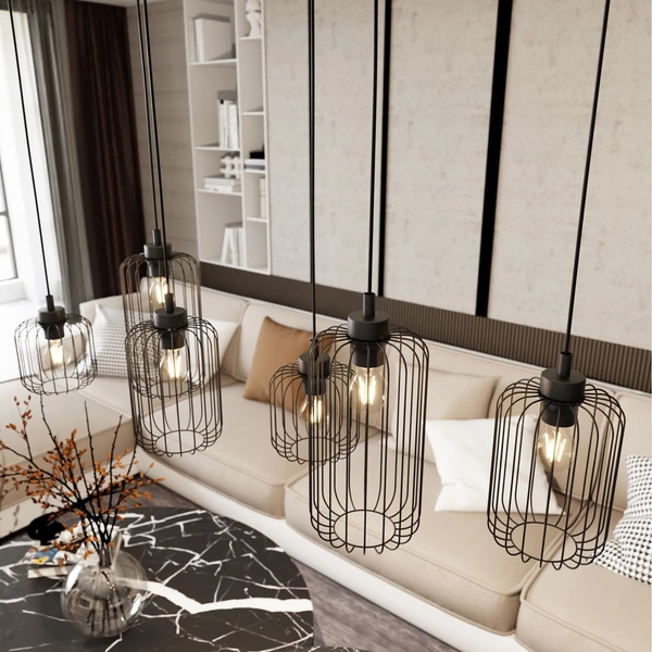 Lampa wisząca Emibig VANDER 6 BL 1365/6