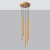 Lampa wisząca PASTELO 5P złota