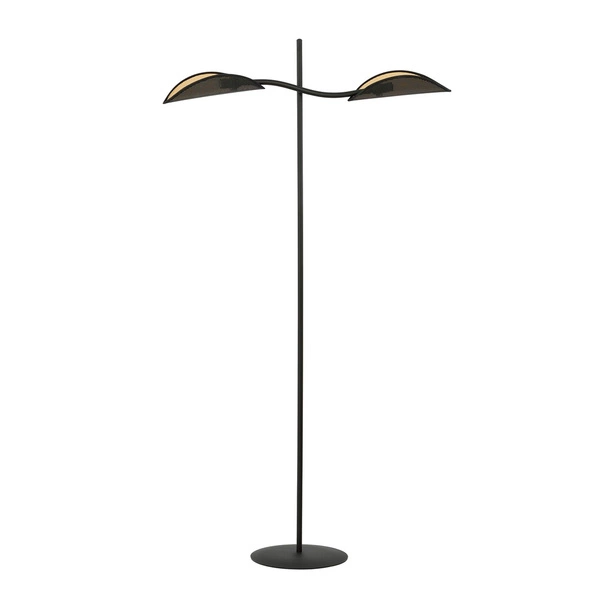 Lampa podłogowa Emibig LOTUS LP2 Czarny/GOLD 1106/LP2