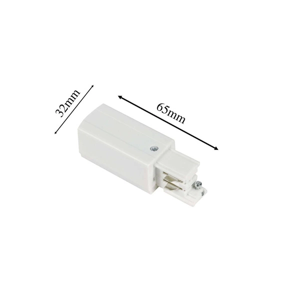 Zasilanie końcowe do szynoprzewodów trójfazowych - białe