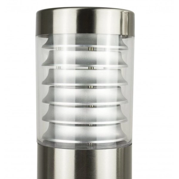 Stylowy słupek zewnętrzny do ogrodu E27 Joy 91065L-500 | srebrny