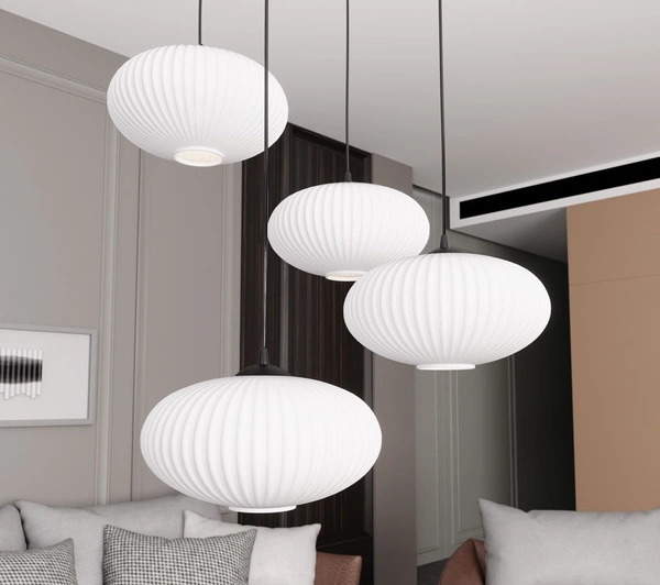 Lampa wisząca Emibig COCO 4 BL PREM OPAL 1376/4PREM