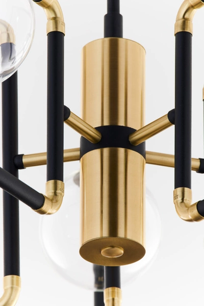 Nowoczesny Żyrandol IBRA wys. 82cm 5xG9 14W IP20 | Złoty