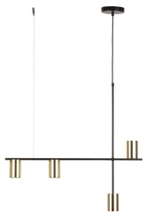 Lampa Sigma Vendo 4 czarny mosiądzowany 33690
