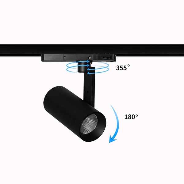 LOTTE TRACK 3LINE 25W CCT SWITCH BK