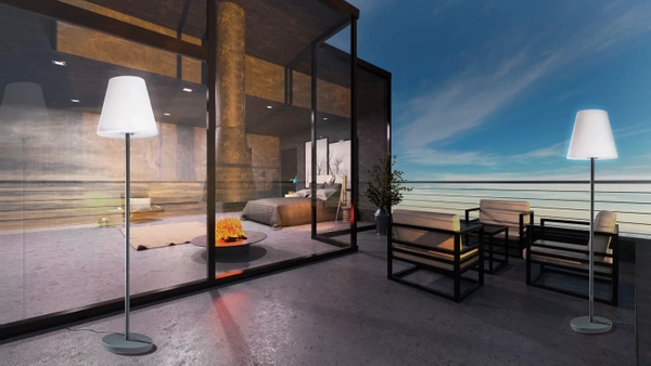 Azzardo HAVANA FLOOR BK 4662