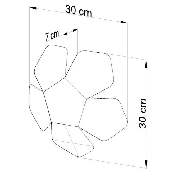 Kinkiet PENTA Biały Stal, G9, 2x40 W, SL.0422