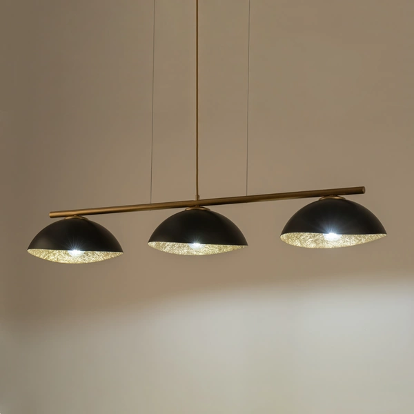 Lampa Sigma Solar 3 S złoty / klosz czarno-złoty 40573