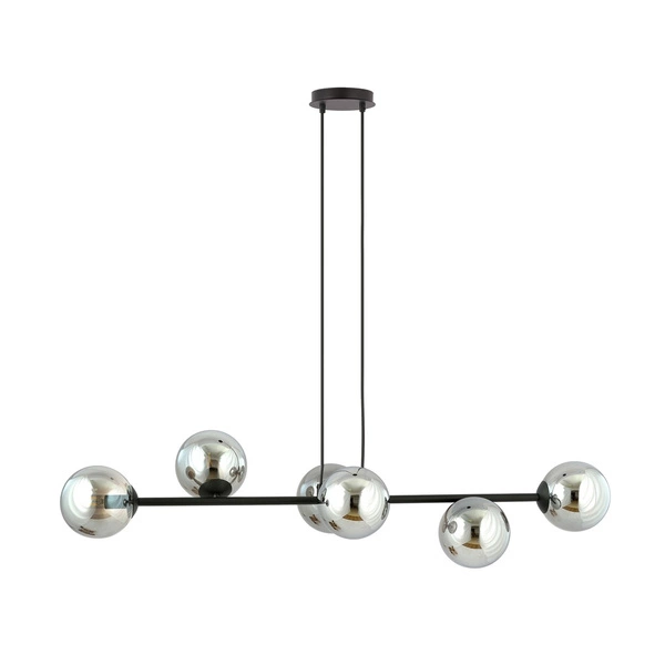 Lampa wisząca Emibig ROSSI 6 BL GRAFIT 875/6