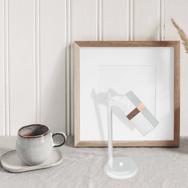 Nowoczesna lampka stołowa VIDAR WHITE 1xGU10 MLP6105