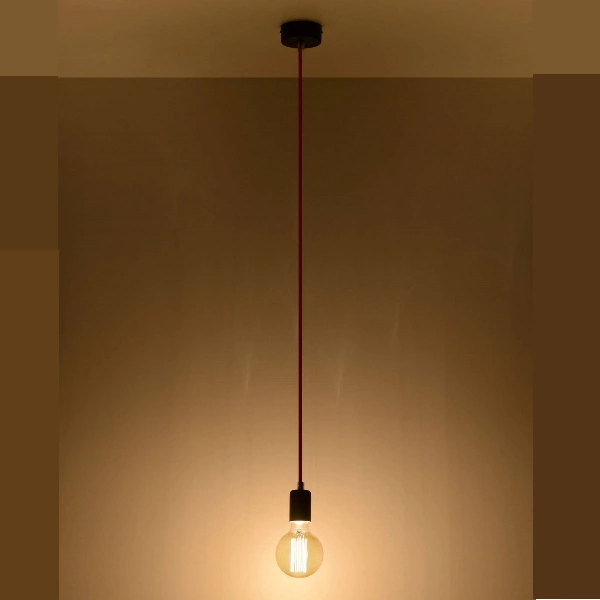 Lampa Wisząca EDISON SL.0152 czarna 1xE27