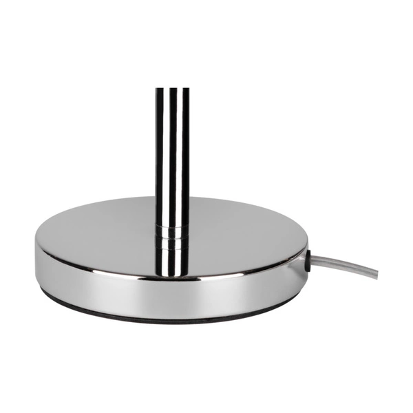 Podstawa lampy stołowej 1xE27 maks. 60W chromowany metal/czarny kabel PVC 7240128B
