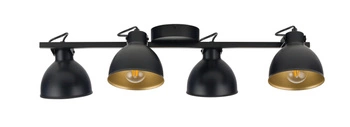 Lampa Sigma MARS plafon 4 czarny/złoty 32272