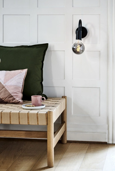 Kinkiet PACO E27 25W Metal | Czarny