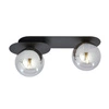 Lampa sufitowa Emibig PLAZA 2 Czarny/GRAFIT 1119/2