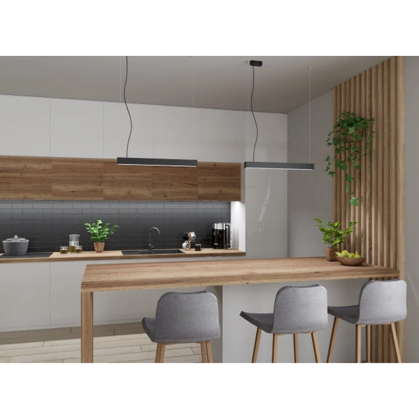 Plafon PINNE 1450 ALUMINIUM 48W barwa neutralna 4000K TH.100