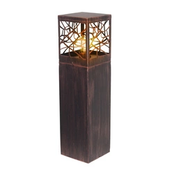 Lampa stojąca ogrodowa Whitney Brilliant 1 1x52W E27 Metal/Plastik Rdzawy