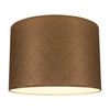 Abażur Cylinder E27 H35 Złoty Tkanina Syntetyczna A0951