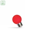 LED KULKA E-27 230V 1W RED SPECTRUM