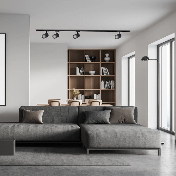 Zestaw szynoprzewodu Tokio SET 1F, czarny, 4x40W GU10