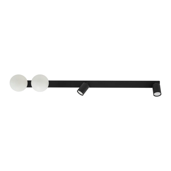 Lampa sufitowa VOX4 2xGU10 2xG9 szer.108cm | Biały - Czarny 10929