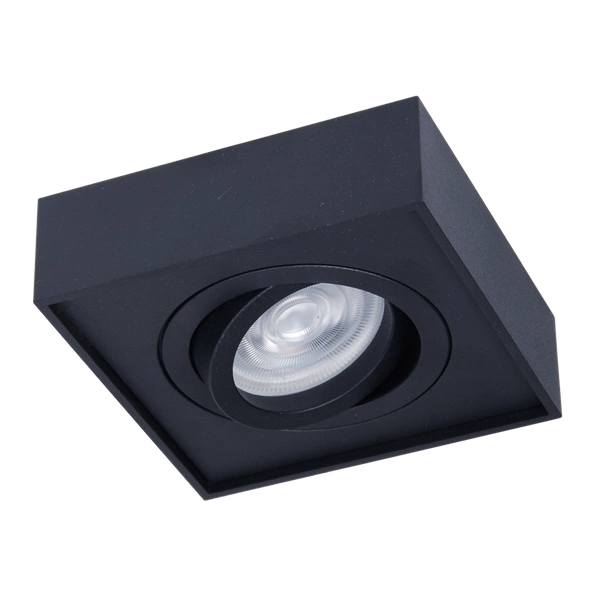 Oprawa wpuszczana Nusa Square, ML0046, czarna, 1x8W GU10