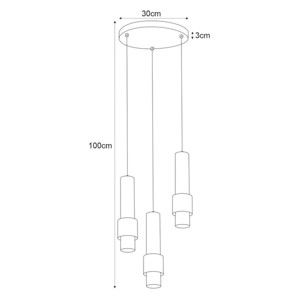 Lampa wisząca K-4546 z serii ROTO