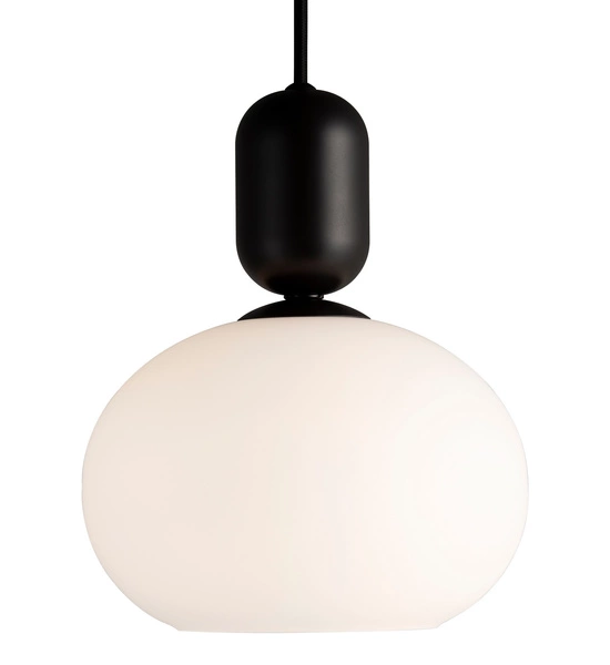 Lampa wisząca NOTTI E27 40W Szkło | Czarny