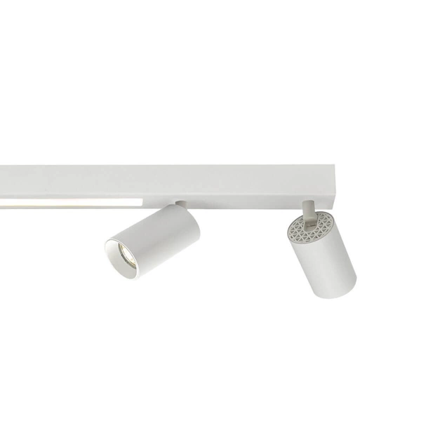 Lampa sufitowa Perugia 4xGU10 + 1xLED biała LP-0703/4C WH